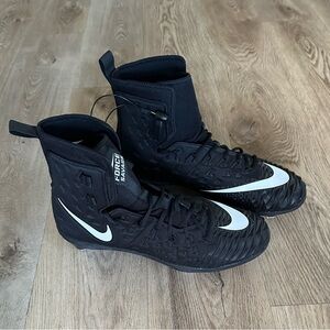 Size 15 Nike Force Savage Elite TD PROMO Football Cleats Black AJ6603-005